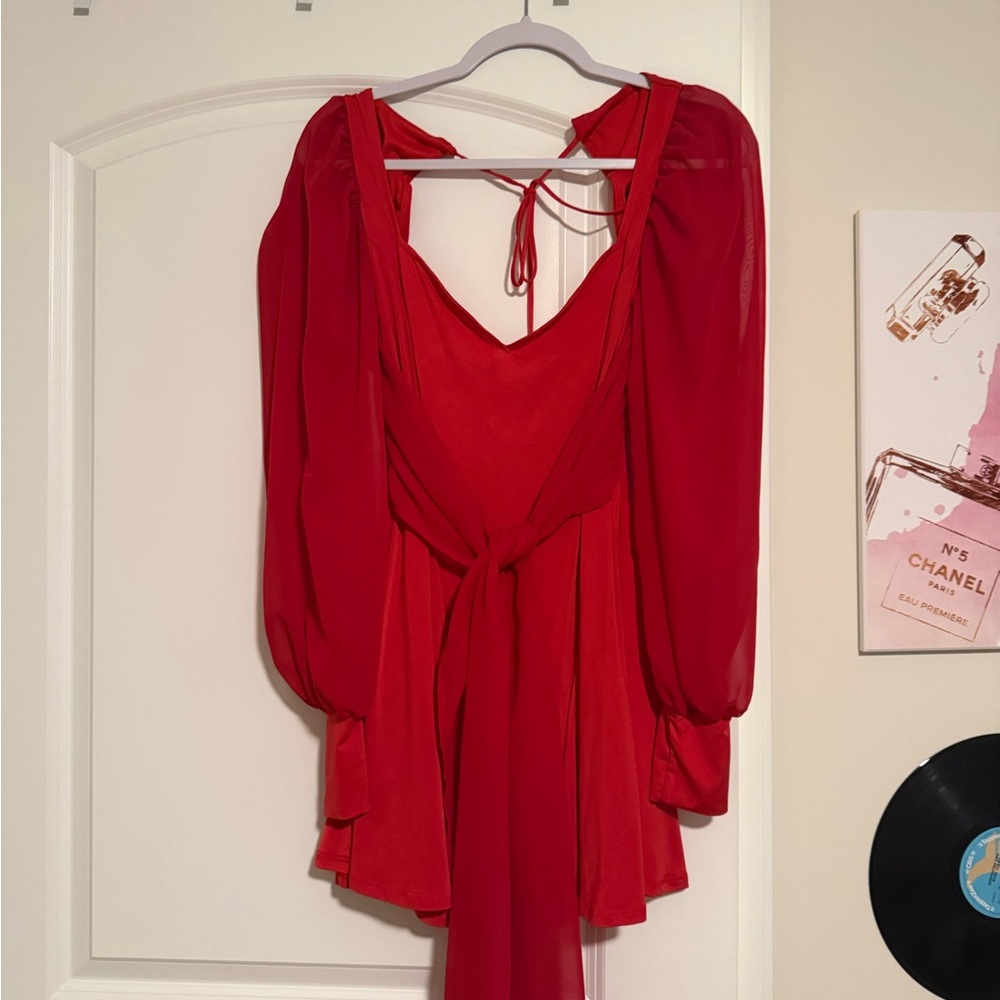 Lucy in the Sky Vibrant Red Dress